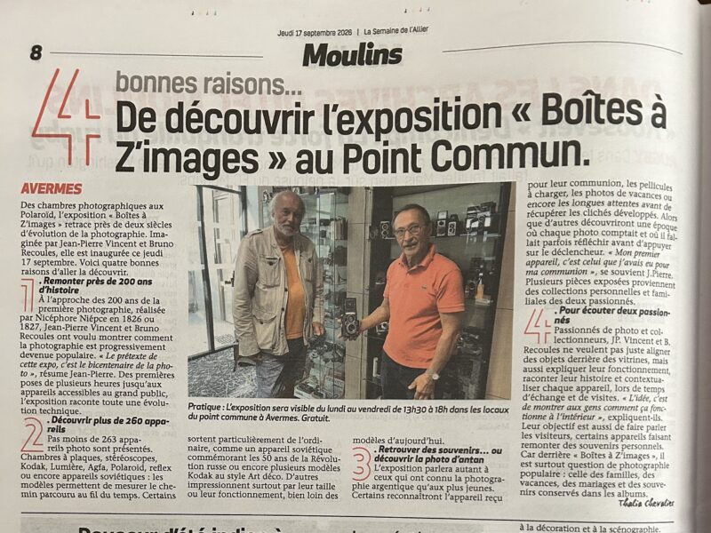 Vernissage Exposition Bicentenaire de la première photographie